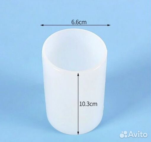 Силиконовый молд, Форма для свечей Цилиндр Большой