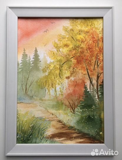 Картины акварелью: Дыхание осени, Краски Осени