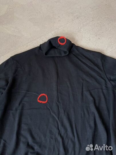 Свитер черный. черная водолазка. Полушерсть