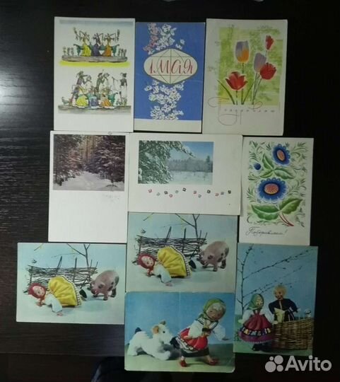 Наборы открыток ссср, чистые, подписанные открытки