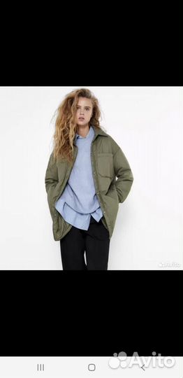 Куртка рубашка zara