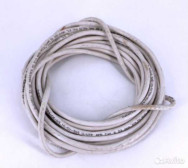 Кабель витая пара 7 метров Hyperline Категория 6