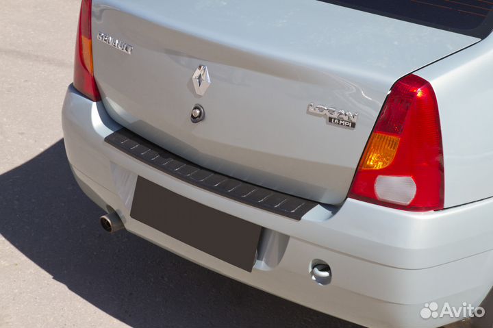 Накладка на бампер Renault Logan 1 (04-10) RA