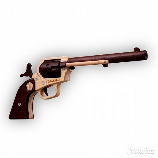 Сборная деревянная модель revolver Кольт М1873 (ta