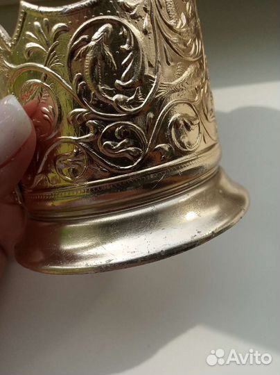 Подстаканник СССР алюминий