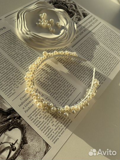 Ободок из бусин