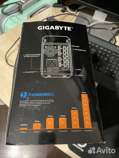 Видеокарта Thunderbolt Gigabyte rx580 Gaming BOX