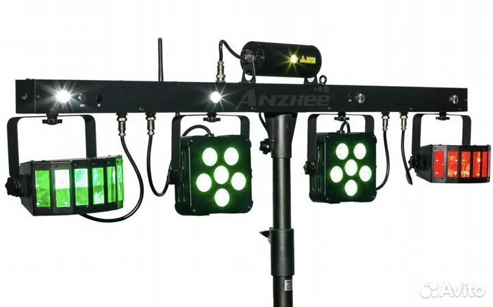 Диско свет мобильный на треноге