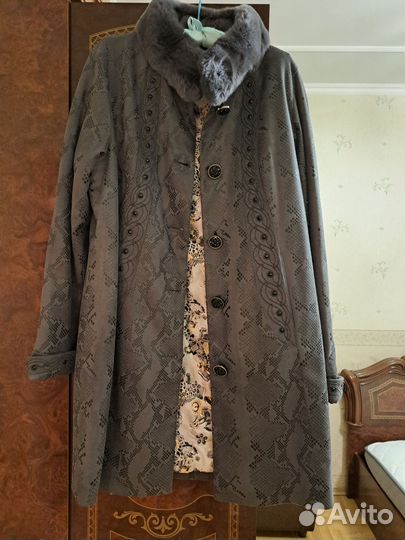 Пальто женское демисезонное 48