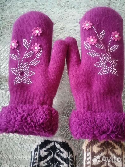 Варежки, перчатки жен