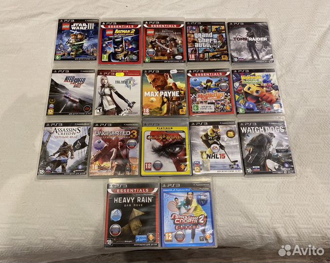 Диски с играми для PS3