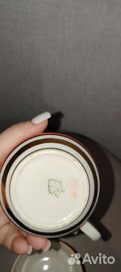 Чайные пары, сахарница, салатники СССР, набор