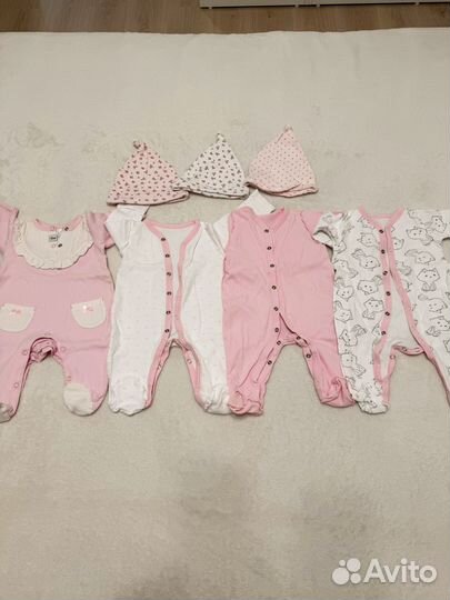 Пакет вещей для новорожденного 56 62