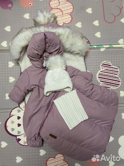 Зимний комбинезон для новорожденных