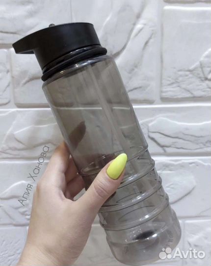 Бутылка с трубочкой новая