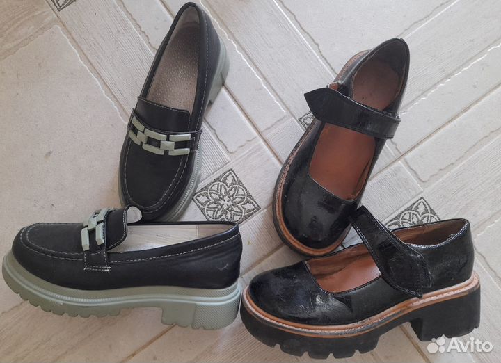 Туфли полуботинки 34