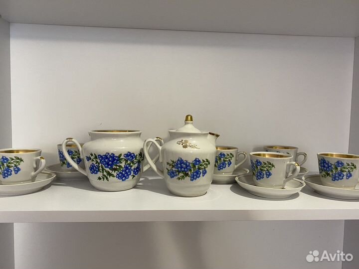 Сервиз кофейный СССР Городница