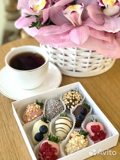 Клубника в шоколаде набор