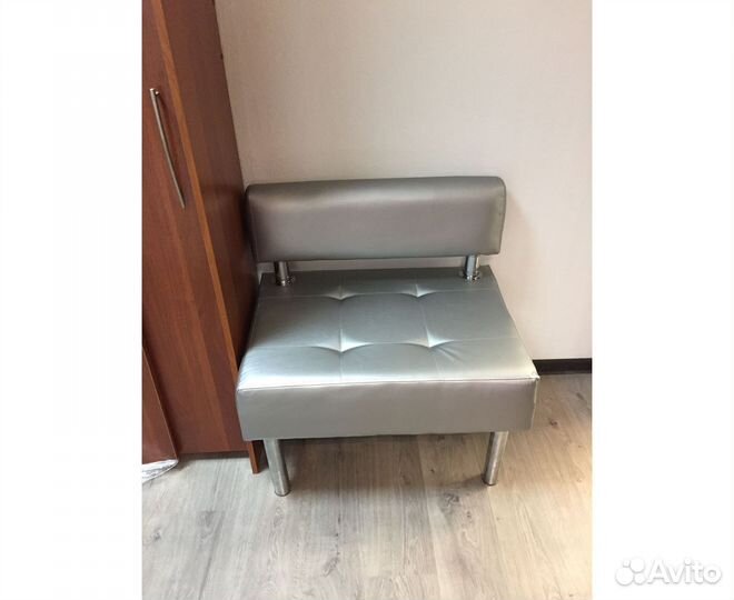 Диван Бизнес серебрянный