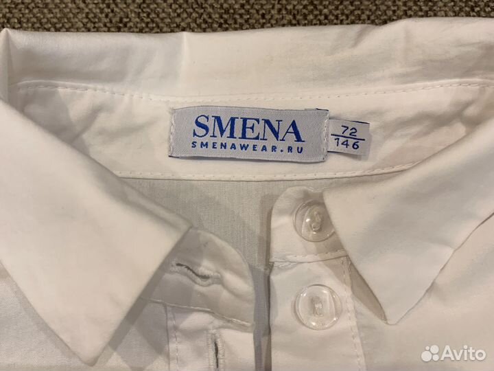 Блузка белая для девочек 146