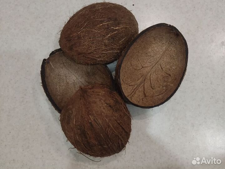 Кокосовая скорлупа для декора