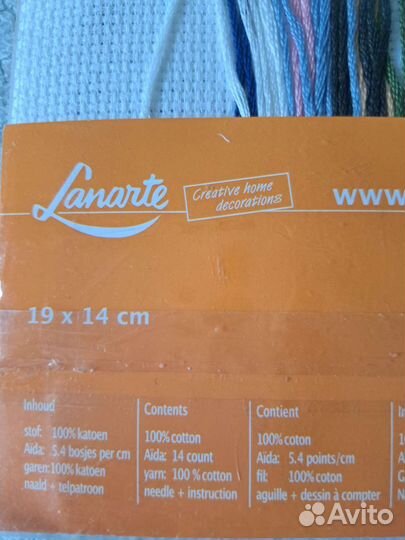 Набор для вышивания крестом lanarte
