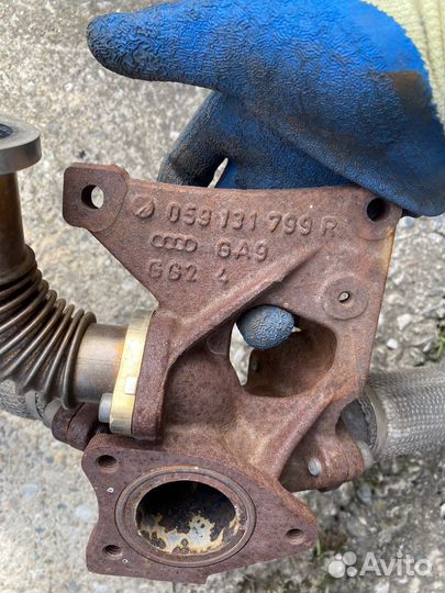 Выпускной коллектор/Тройник турбины VW Touareg