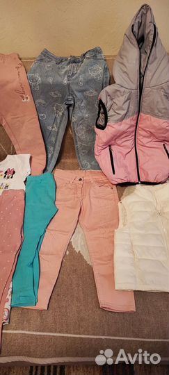 Огромный пакет одежды на девочку 104-110
