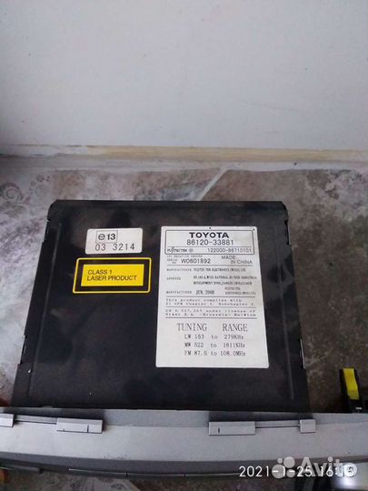 Магнитола штатная camry 40