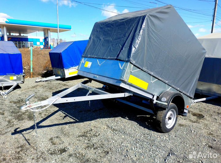Прицеп Спартак 2.5 с тентом 1.5м