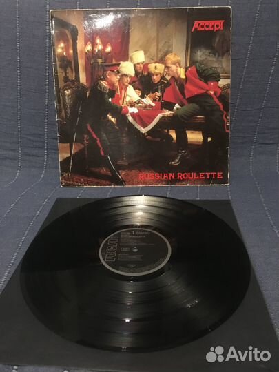 Accept Russian Roulette 1986 Винил оригинал