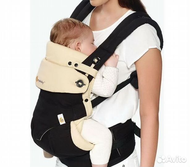 Эргорюкзак Ergobaby black & camel 360