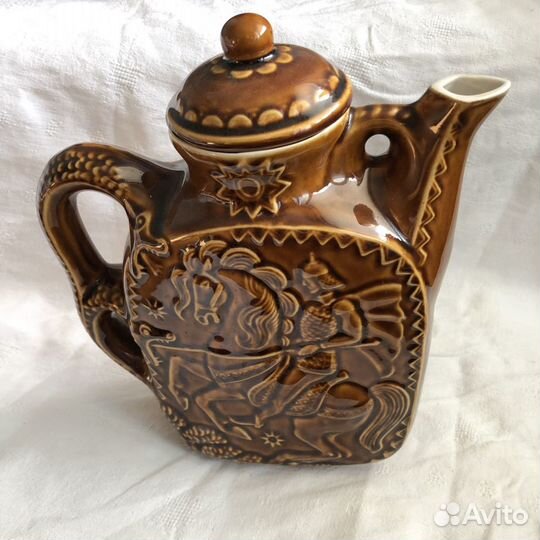 Кувшин квасник Былина керамика с клеймом СССР