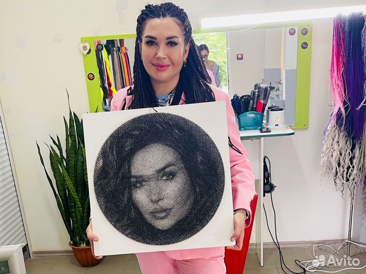 Делаю картины нитями RingString, под заказ по фото