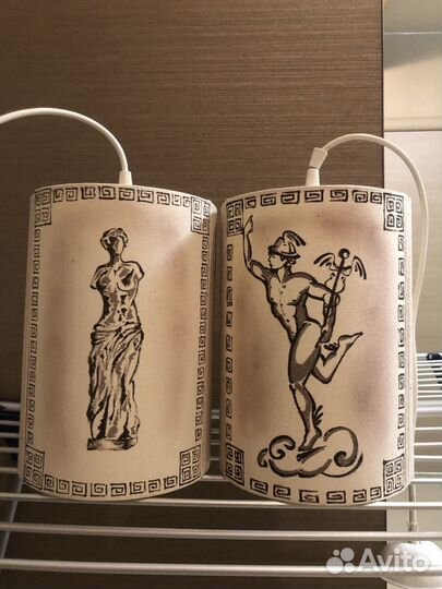 2 люстры светильники потолочные