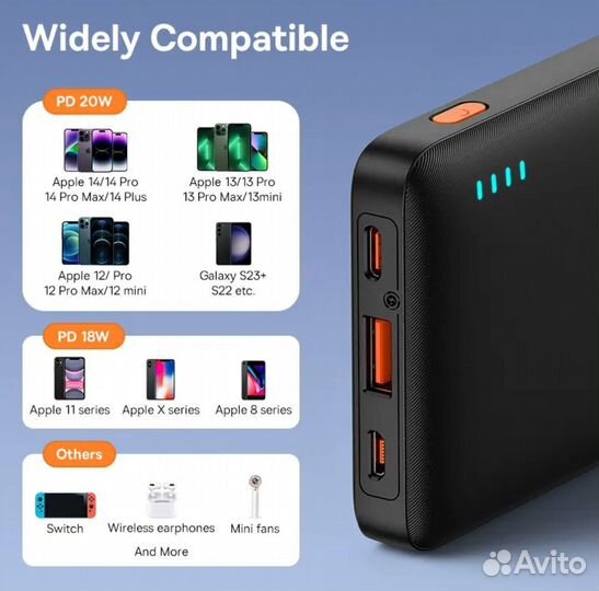 Новый повербанк Baseus AirPow 20W 20000Mah