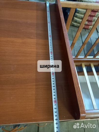 Детская кроватка трансформер с комодом