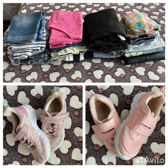 Детские вещи пакетом для девочки 6-7лет
