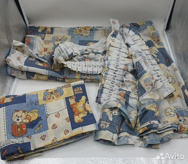 Комплект шторы покрывало для детской комнаты