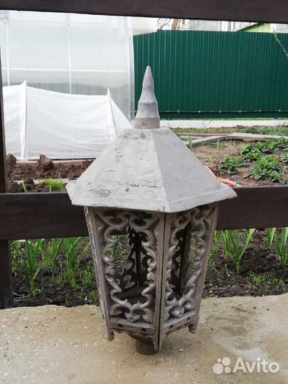 Фонарь уличный на столб садовый