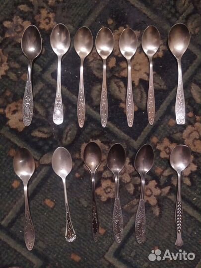 Мельхиоровые столовые приборы