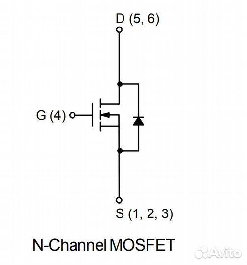 Микросхема SM4370nskp N-Channel MOSFET 30V 50A