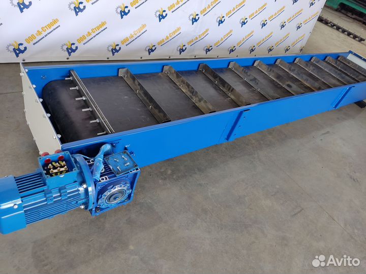 Транспортер (конвейер) ленточно-скребковый тлс-300