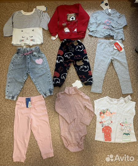 Одежда новая для девочки 80-86-92