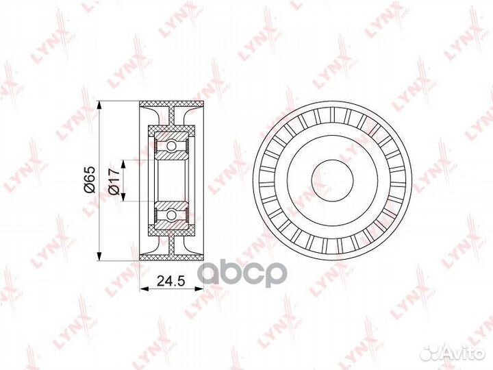 Ролик ремня приводного mitsubishi ASX 1.8-2.0 1