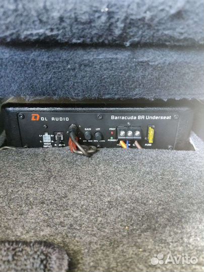 Активный сабвуфер под сиденье авто DL audio