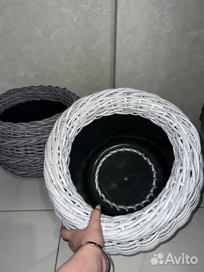 Кашпо из ротанга 12 литров