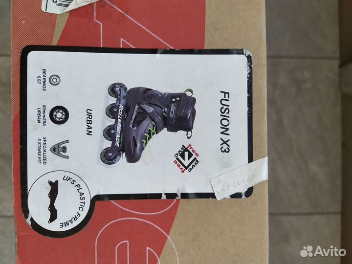 Ролики мужские Rollerblade Fusion X3 размер 42