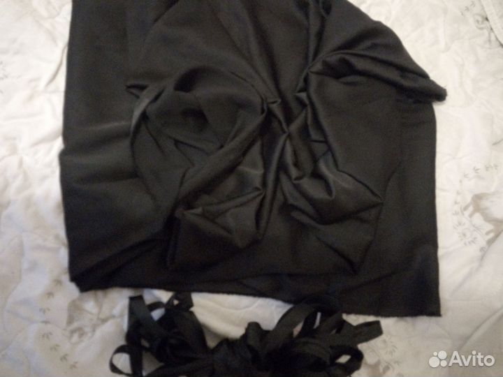 Отрез ткани шелк натуральный