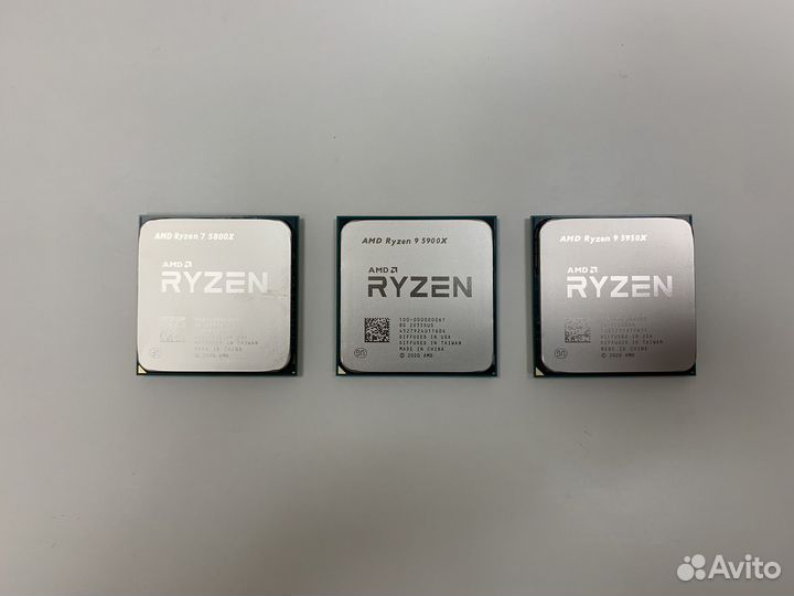 Процессоры нерабочие Ryzen AMD 5800x, 5900x, 5950x